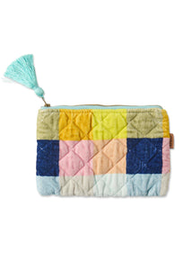 Florida Tartan Velvet Cosmetics Purse-KIP & CO-P&amp;K The General Store