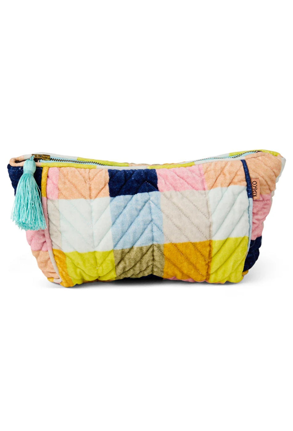 Florida Tartan Velvet Toiletry Bag-KIP & CO-P&K The General Store