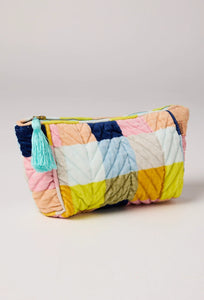 Florida Tartan Velvet Toiletry Bag-KIP & CO-P&amp;K The General Store