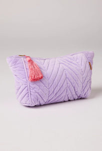Lilac Velvet Toiletry Bag-KIP & CO-P&amp;K The General Store