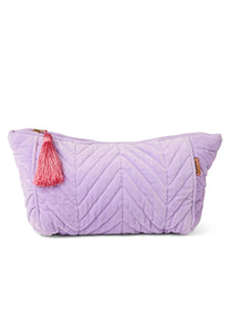 Lilac Velvet Toiletry Bag-KIP & CO-P&amp;K The General Store