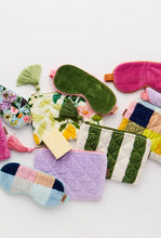 Load image into Gallery viewer, Moss Stripe Velvet Cosmetics Purse-KIP &amp; CO-P&amp;K The General Store
