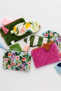 Moss Velvet Cosmetic Purse-KIP & CO-P&amp;K The General Store