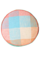 Load image into Gallery viewer, Paloma Tartan Woven Pea Cushion
