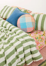 Load image into Gallery viewer, Paloma Tartan Woven Pea Cushion

