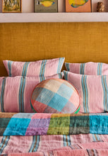 Load image into Gallery viewer, Paloma Tartan Woven Pea Cushion
