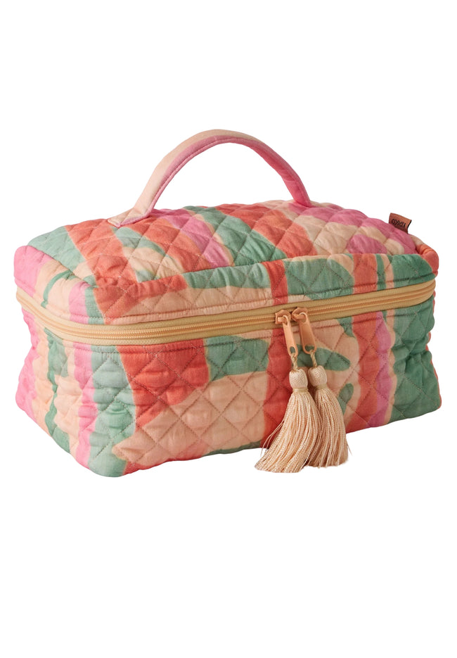 Quilted Cotton Toiletry Case - Sun Soaked-KIP & CO-P&amp;K The General Store