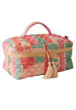 Load image into Gallery viewer, Quilted Cotton Toiletry Case - Sun Soaked-KIP &amp; CO-P&amp;K The General Store
