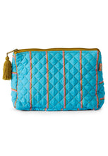 Load image into Gallery viewer, Quilted Cotton Toiletry Purse - Aegean Stripe-KIP &amp; CO-P&amp;K The General Store
