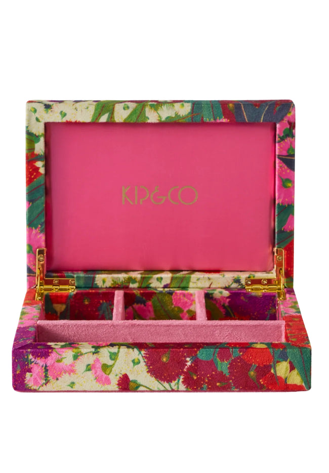 Small Velvet Jewellery Box - Bush Blossom-KIP & CO-P&amp;K The General Store