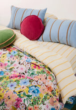 Load image into Gallery viewer, Velvet Pea Cushion - Rhubarb-KIP &amp; CO-P&amp;K The General Store
