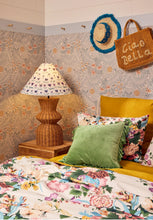 Load image into Gallery viewer, Velvet Tassel Cushion - Pesto-KIP &amp; CO-P&amp;K The General Store
