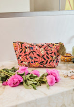 Load image into Gallery viewer, Velvet Toiletry bag - Canopy Rose-KIP &amp; CO-P&amp;K The General Store
