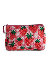 Quilted Cotton Toiletry Purse - Strawberry Jam-KIP & CO-P&amp;K The General Store