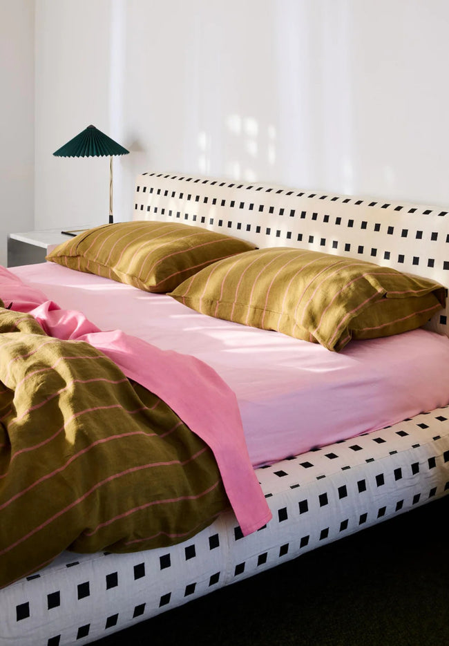 Tapenade Delight Linen Pillowcases - 2P Std Set-KIP & CO-P&amp;K The General Store