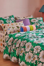 Load image into Gallery viewer, Tumbling Flowers Green Organic Cotton Pillowcases - 2P Std Set-KIP &amp; CO-P&amp;K The General Store
