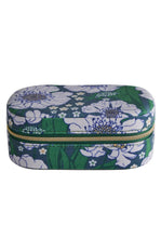 Load image into Gallery viewer, Travel Velvet Jewellery Box - Tumbling Flowers Green-KIP &amp; CO-P&amp;K The General Store
