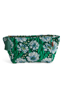Tumbling Flowers Green Velvet Toiletry Bag-KIP & CO-P&amp;K The General Store