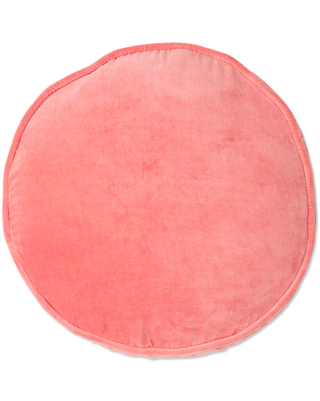 Velvet Pea Cushion - Peach Blossom-KIP & CO-P&amp;K The General Store