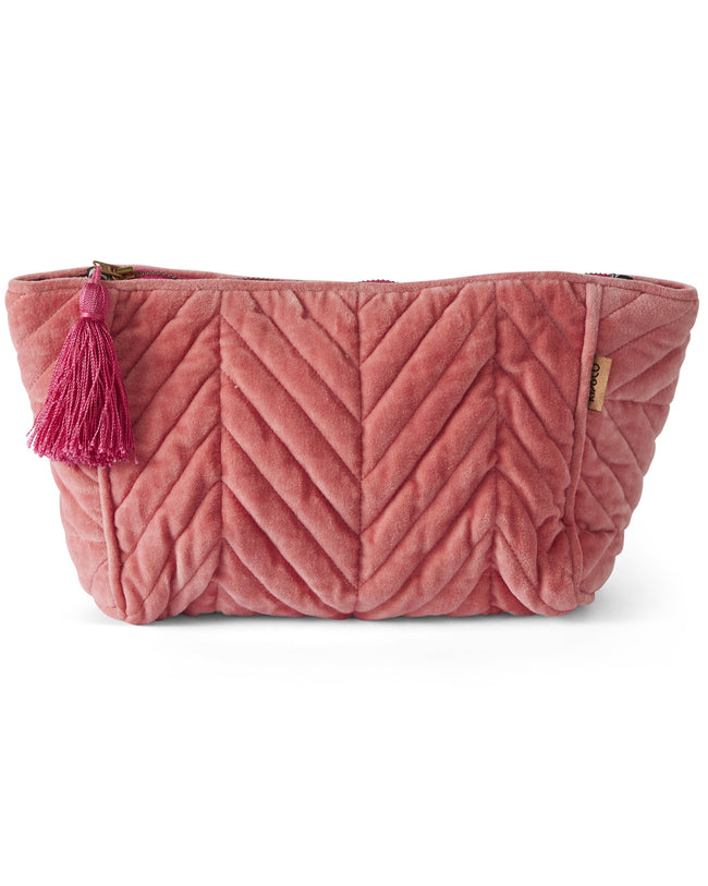 Velvet Toiletry Bag - Strawberry-KIP & CO-P&amp;K The General Store