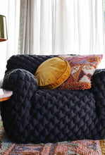 Load image into Gallery viewer, Velvet Pea Cushion - Pecan-KIP &amp; CO-P&amp;K The General Store
