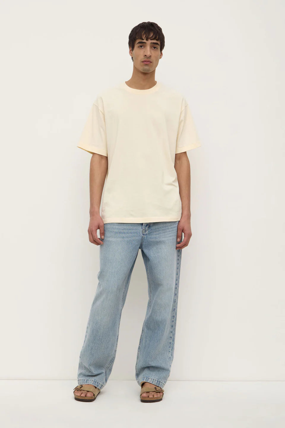 Kit Tee - Butter-ASSEMBLY LABEL-P&K The General Store