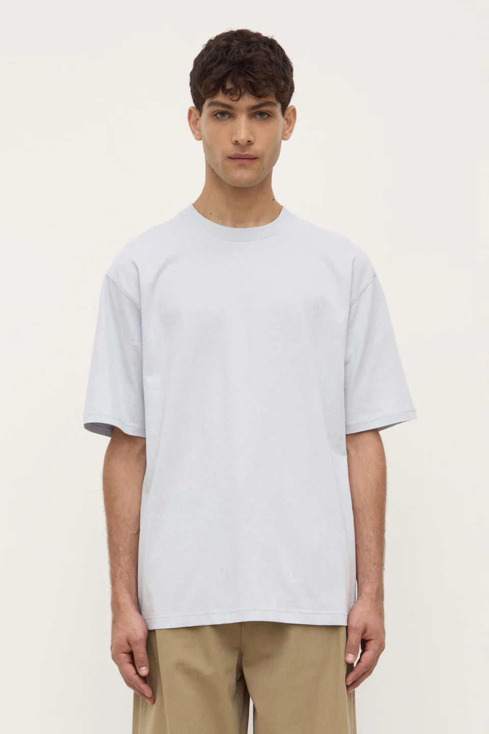 Knox Organic Oversized Tee - Blue Haze-ASSEMBLY LABEL-P&K The General Store