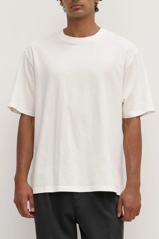 Knox Organic Oversized Tee - Antique White-ASSEMBLY LABEL-P&amp;K The General Store