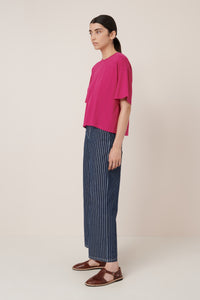 Light Boxy Tee - Magenta-KOWTOW-P&amp;K The General Store