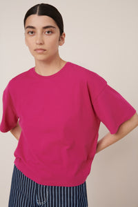 Light Boxy Tee - Magenta-KOWTOW-P&amp;K The General Store