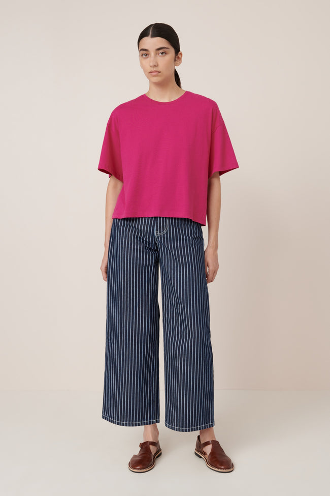 Light Boxy Tee - Magenta-KOWTOW-P&amp;K The General Store