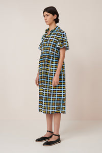 Impression Dress - Neon Tartan-KOWTOW-P&amp;K The General Store