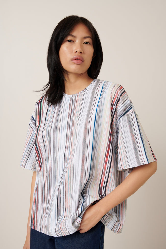 Library Tee - Library Stripe-KOWTOW-P&amp;K The General Store