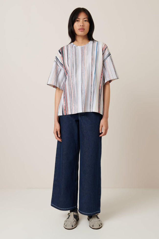 Library Tee - Library Stripe-KOWTOW-P&amp;K The General Store