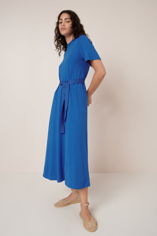 T-Shirt Swing Dress - Azure-KOWTOW-P&amp;K The General Store