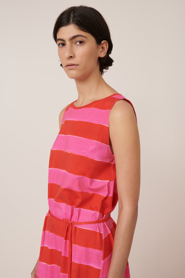 Tank Swing Dress - Painted Stripe-KOWTOW-P&amp;K The General Store