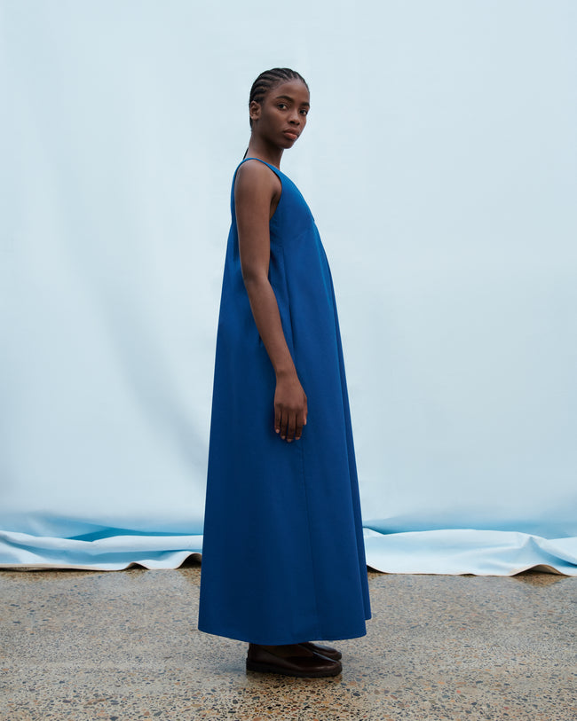 Eventide Dress - Blue Orchid-KOWTOW-P&amp;K The General Store