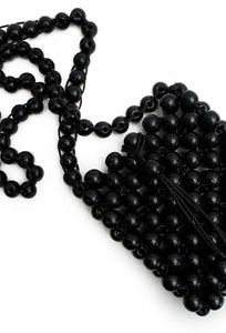 Beaded Crossbody Bag - Black-LA TRIBE-P&amp;K The General Store