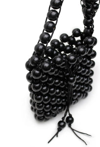 Beaded Crossbody Bag - Black-LA TRIBE-P&amp;K The General Store