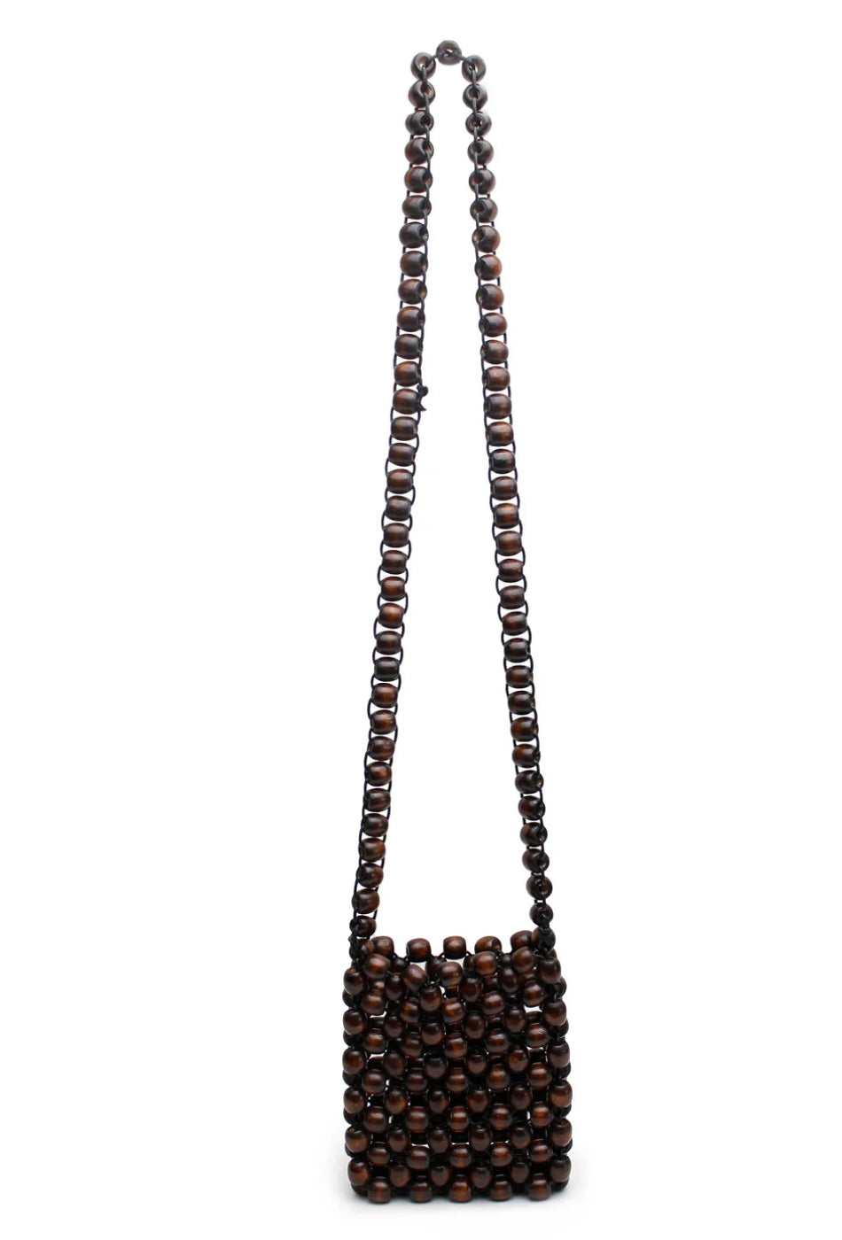 Beaded Crossbody Bag - Brown-LA TRIBE-P&K The General Store