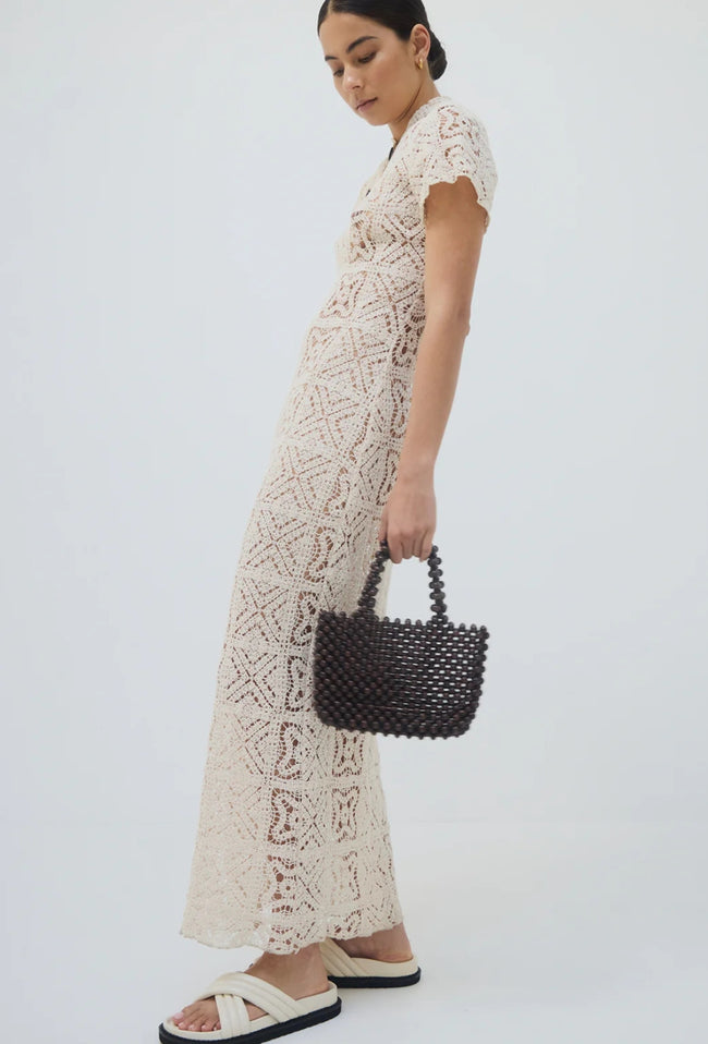 Bonbon Beaded Bag - Brown-LA TRIBE-P&amp;K The General Store