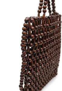 Gia Beaded Tote Bag - Brown-LA TRIBE-P&amp;K The General Store