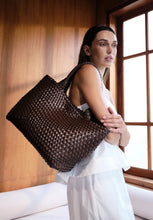 Load image into Gallery viewer, Woven Tote Bag - Brown
