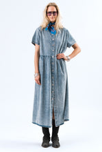 Load image into Gallery viewer, Aliya Maxi L/S Dress - Washed Demin-LOLLYS LAUNDRY-P&amp;K The General Store
