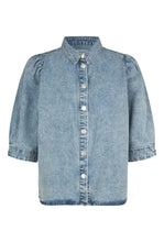 Load image into Gallery viewer, Bono S/S Shirt - Washed Denim-LOLLYS LAUNDRY-P&amp;K The General Store
