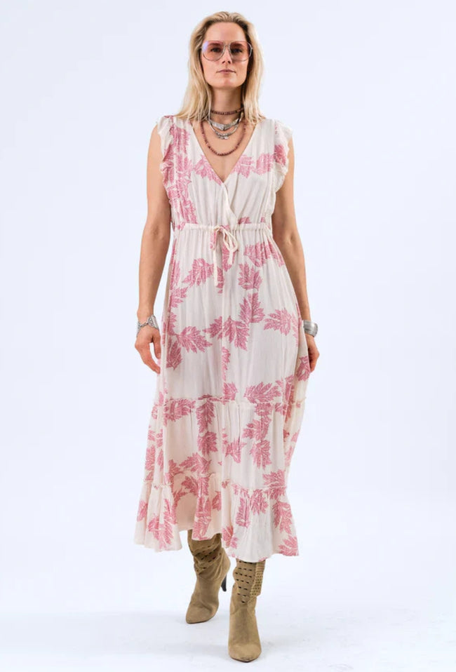 Samo Midi Dress - Pink-LOLLYS LAUNDRY-P&amp;K The General Store