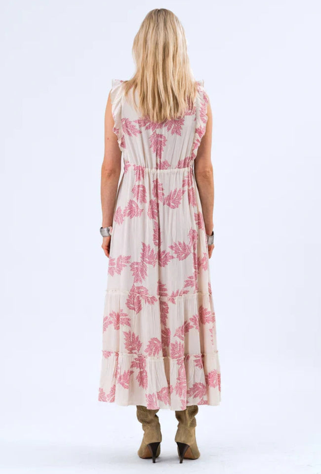 Samo Midi Dress - Pink-LOLLYS LAUNDRY-P&amp;K The General Store