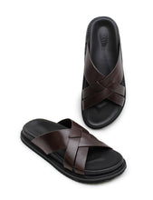 Load image into Gallery viewer, Cross Cut Slide - Vintage Pepper-LA TRIBE-P&amp;K The General Store
