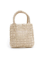 Load image into Gallery viewer, Beaded Bag - Bone-LA TRIBE-P&amp;K The General Store
