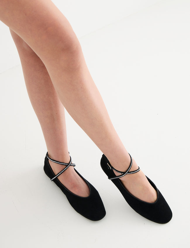 Maggie Flats - Black-LA TRIBE-P&amp;K The General Store